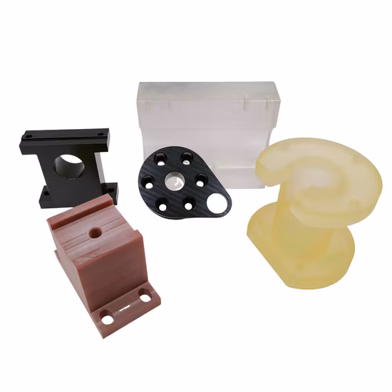 Pezzi meccanici personalizzati in plastica acrilica ABS in nylon PU Peep PC POM di precisione economici PTFE
